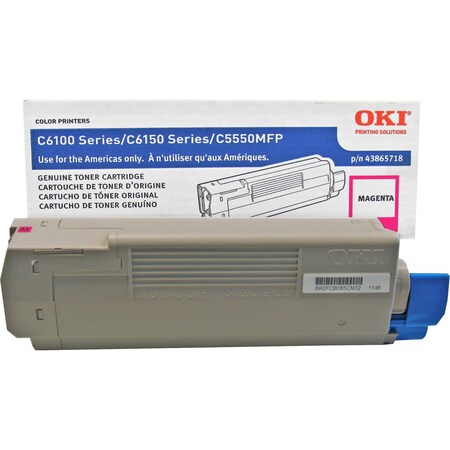 Oki Oki Magenta Toner For C6150N, C6150Dn, C6150Dtn, C6150Hdn, Mc560N,  43865718